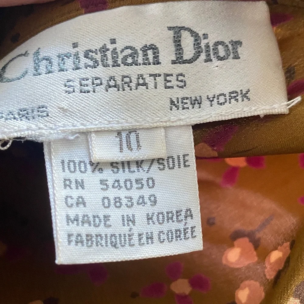 Dior Floral Double-Breasted Blazer